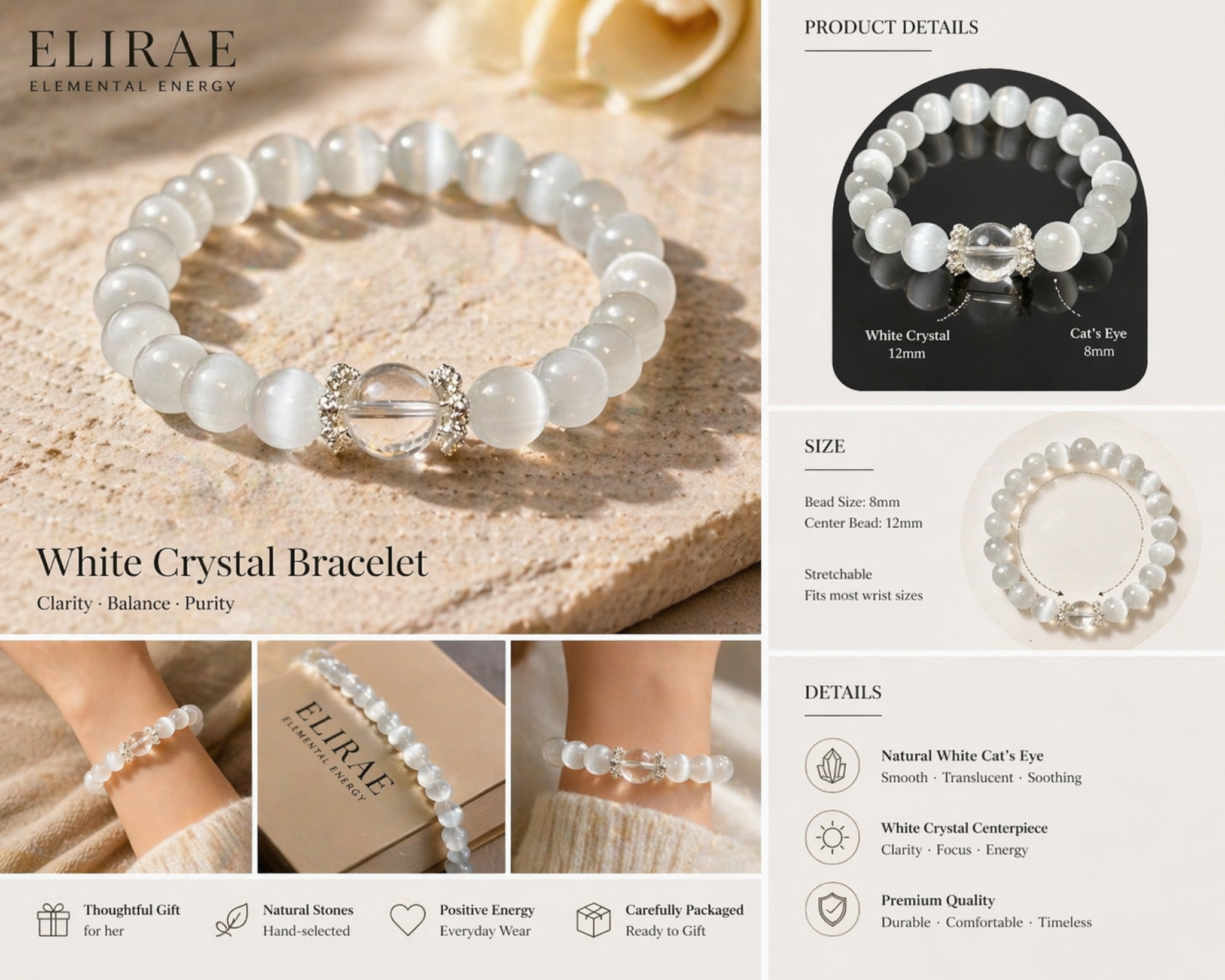 Air Energy Bracelet for Clarity & Focus