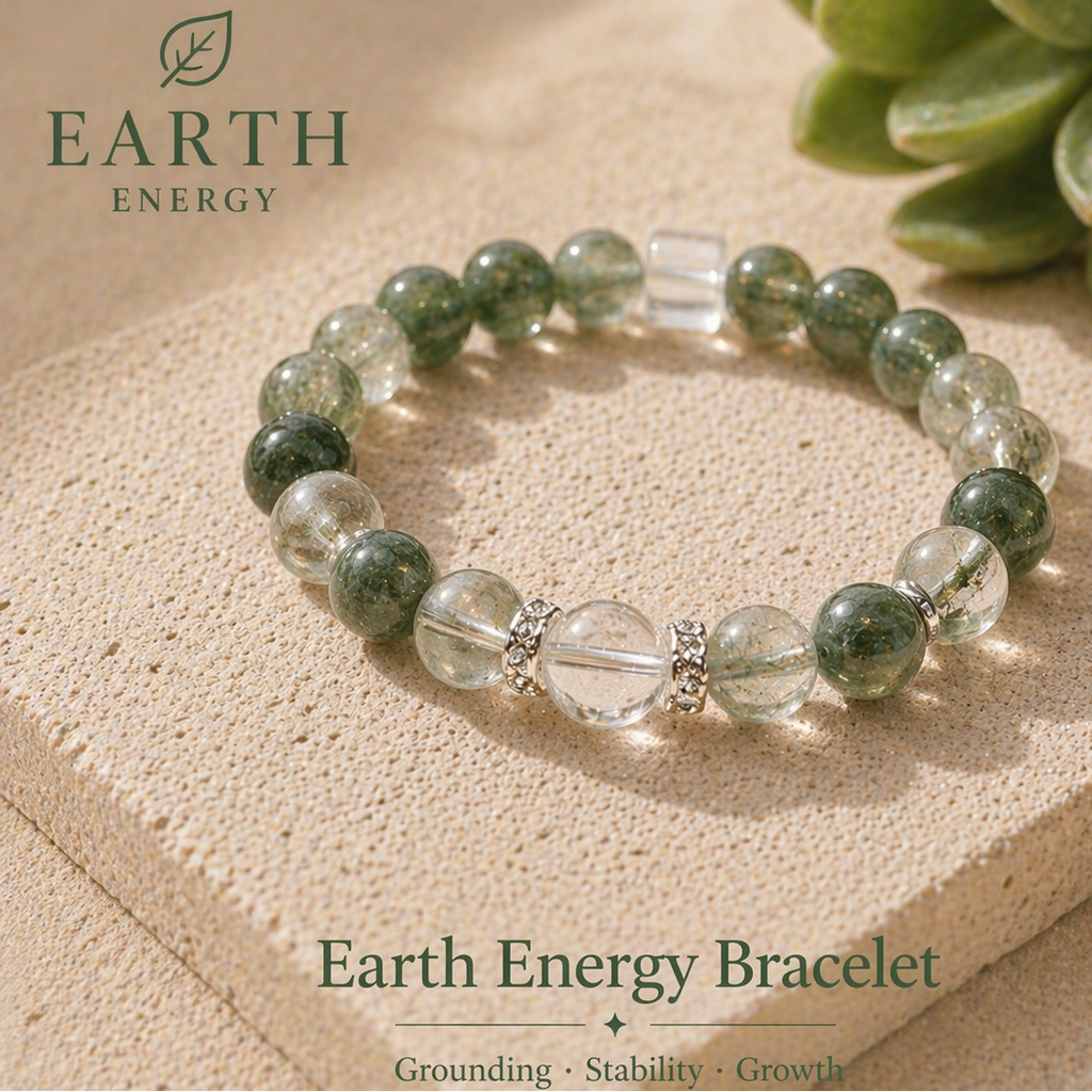 Earth Energy Bracelet for Vitality & Growth