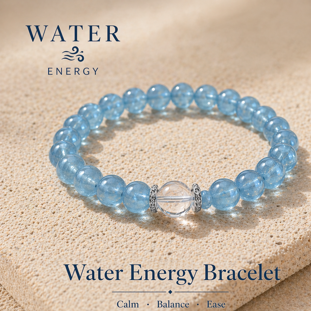 Water Energy Bracelet for Calm & Balance